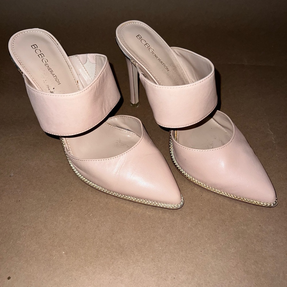 Bcbgeneration Hillary Kidskin Mule Shell - image 2